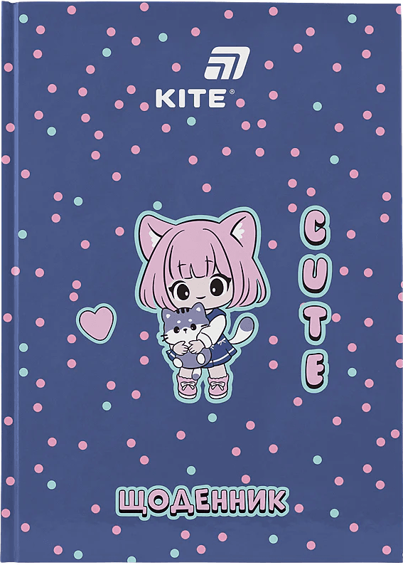 Щоденник шк. А5 "Kite" №K26-262-1 Cuteness тв.обкл.(20)