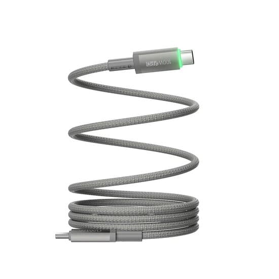 Кабель USB > USB Wiwu №Wi-C084 магнитный, быстрая зарядка 100W 1м grey