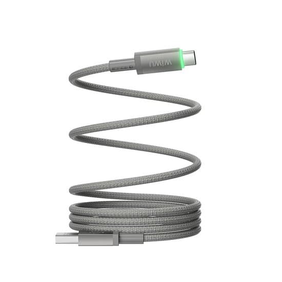 Кабель USB > USB Wiwu №Wi-C082 магнитный, быстрая зарядка 60W 1м grey