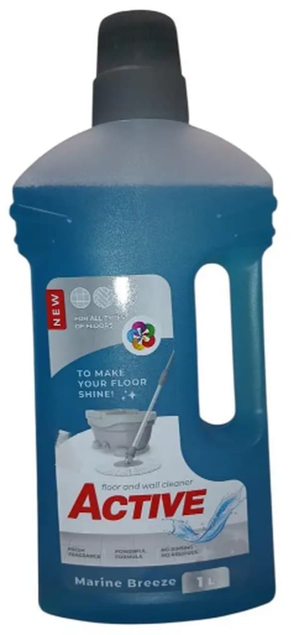 Миючий засіб "Active" Marine Breeze Floor Cleaner 1л універсальний №2870(14)
