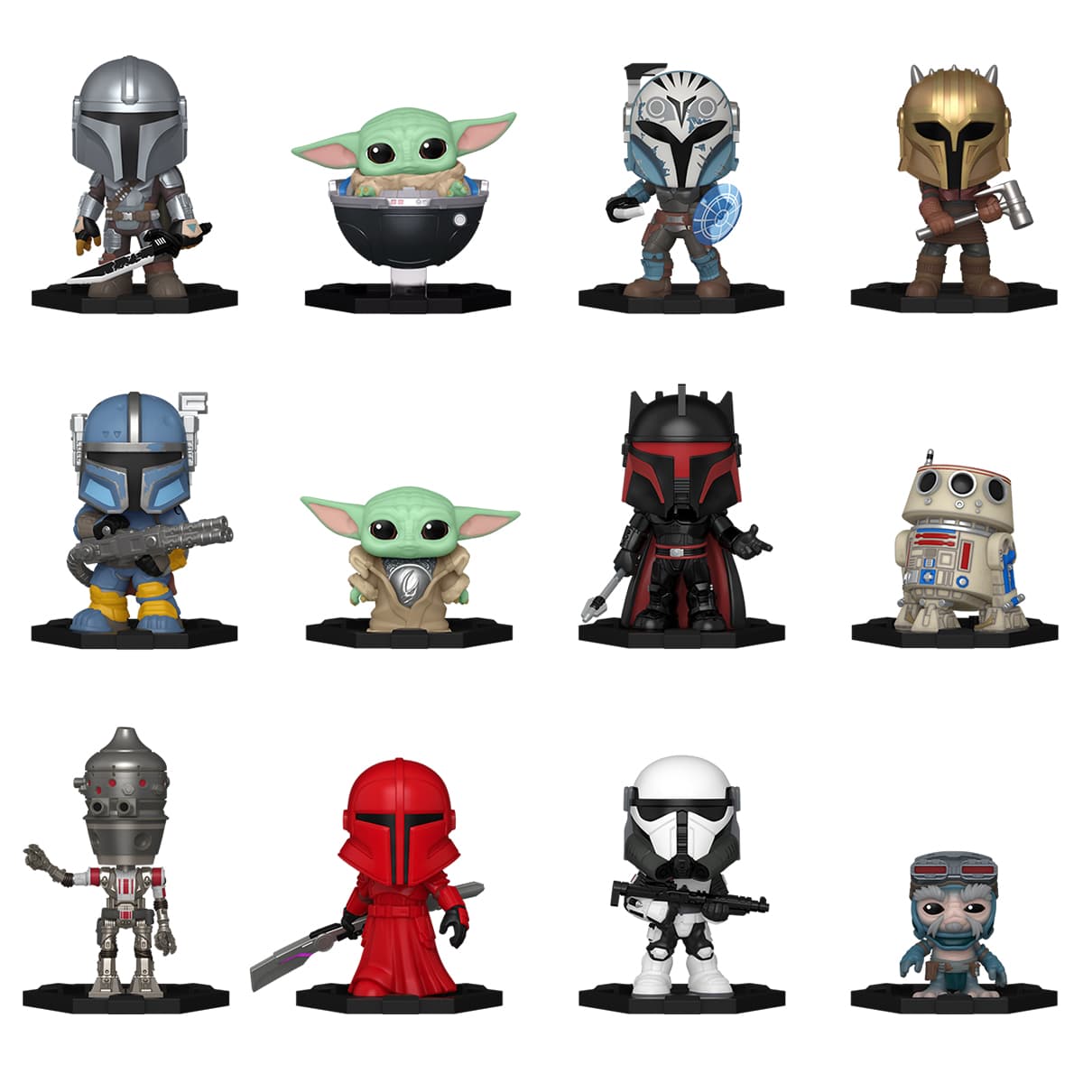 Фигурка "Funko Mystery Minis" Мандалорец №81366/Кидди Мир/(1)(12)