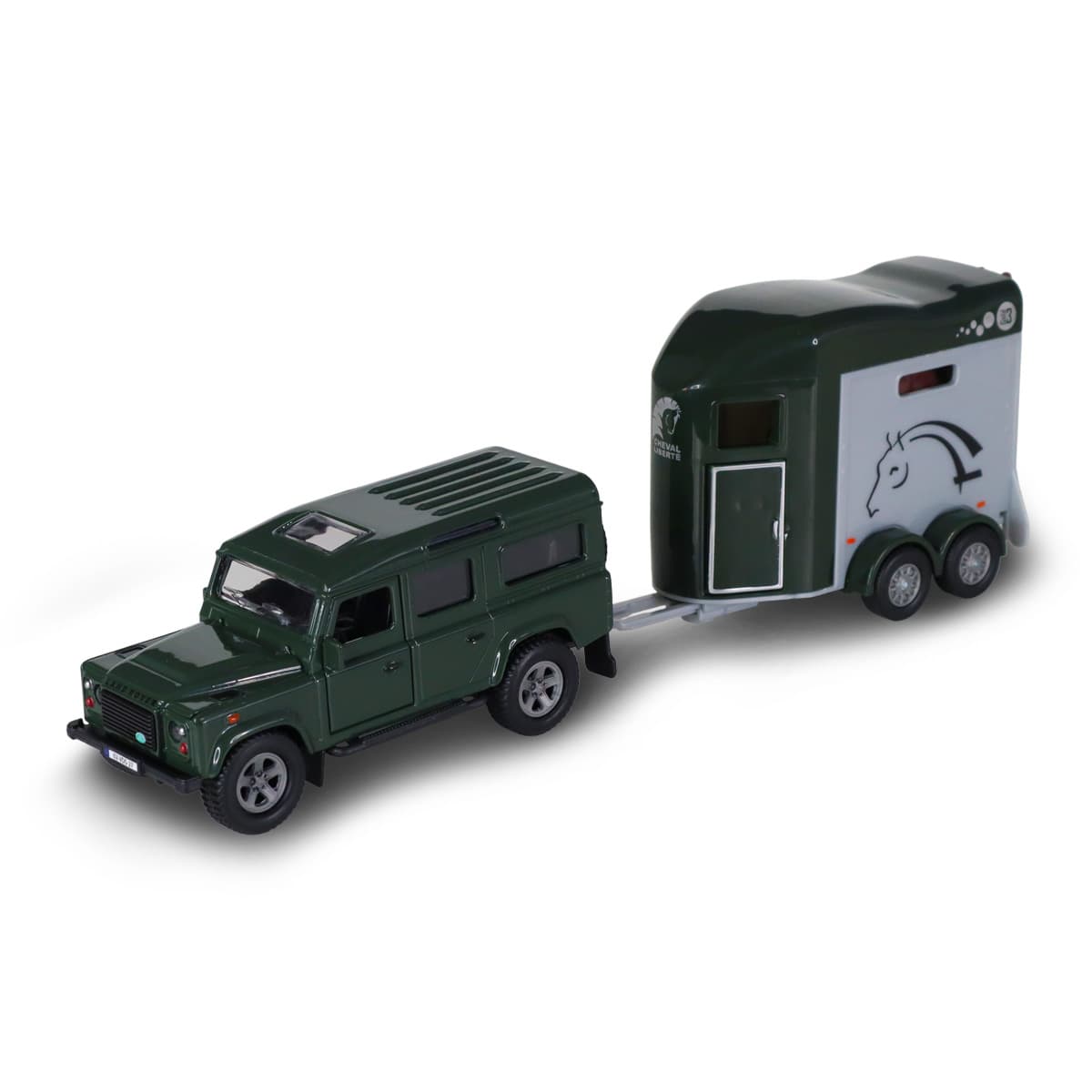 Ігровий набір "Land Rover" з причіпом і фігурками коней №520460.270/КіддіСвіт/