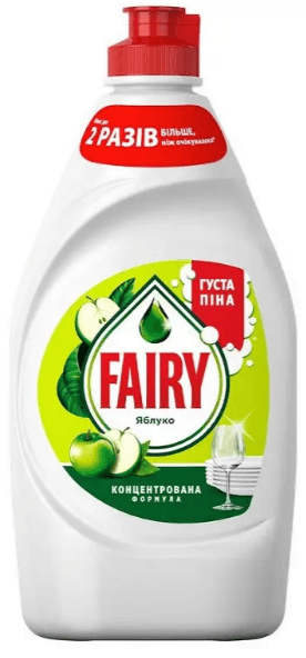Миючий засіб д/посуду "Fairy" 450мл Зелене яблуко(21)