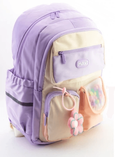 Рюкзак 2от.,5карм. 18" №90187-purple(20)