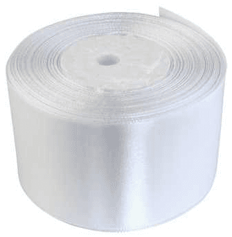 Лента атлас "Sindtex" 5смх23м белая №АЛ5-001