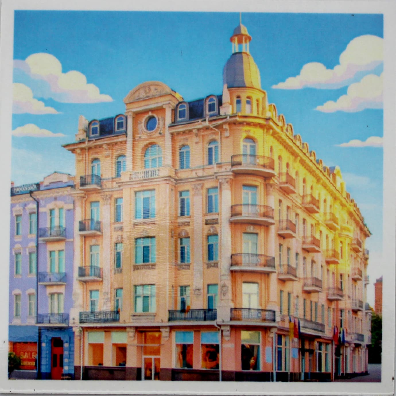 Магнит 7х7  №14 "Отель Савой"/НСВ/