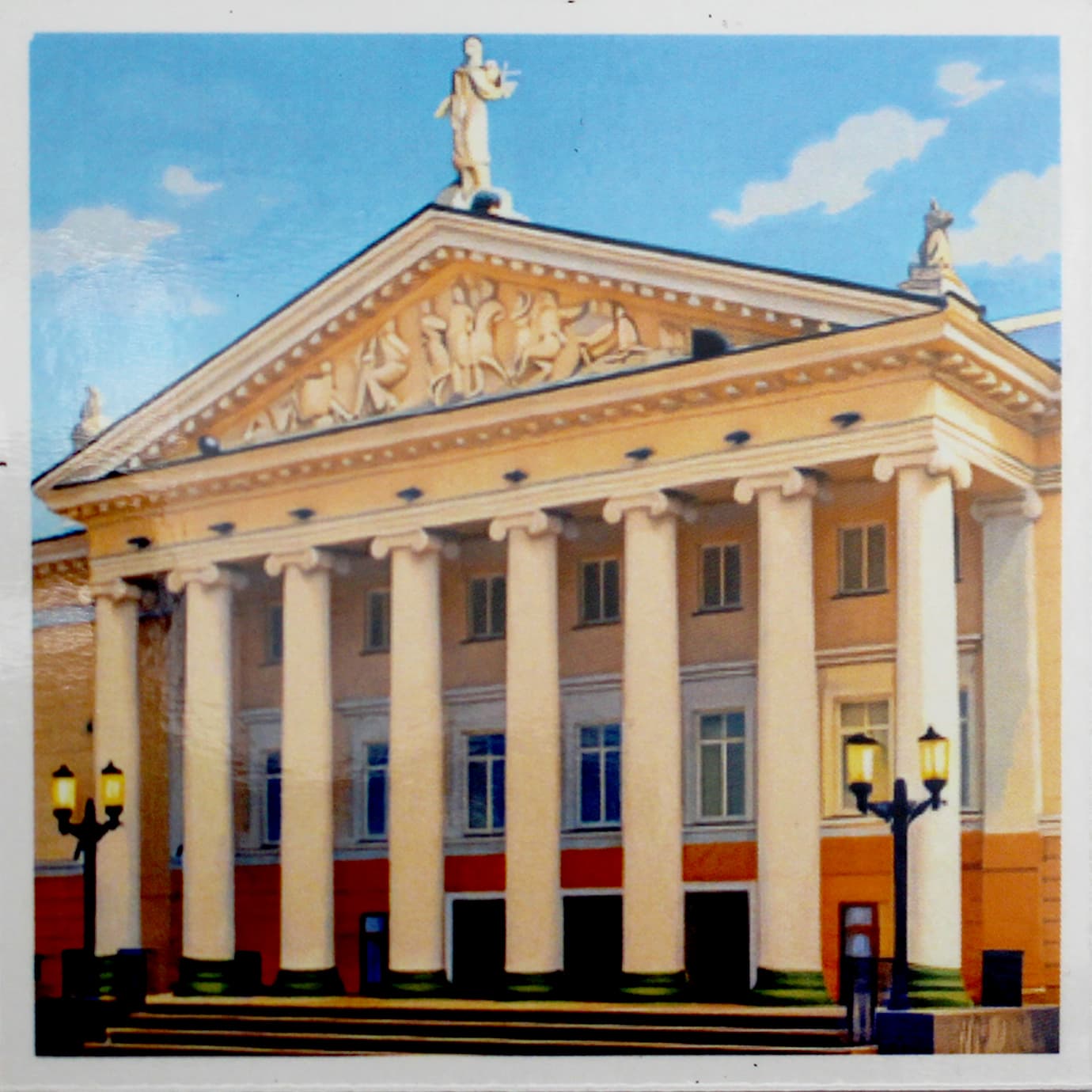 Магнит 7х7  №16 "Театр"/НСВ/