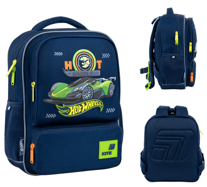 Рюкзак "Kite" Kids Hot Wheels 1от.,3карм. №HW26-559XS