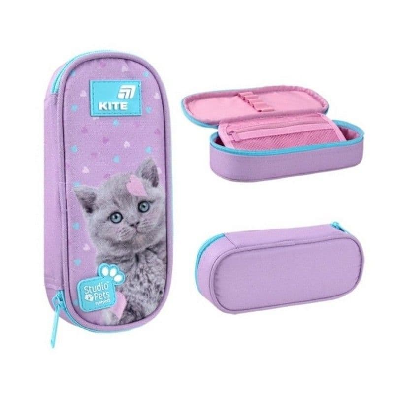 Пенал "Kite" Studio Pets 1від.,м'який №SP26-599