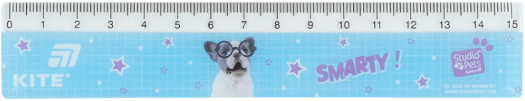 Линейка пласт. 15см "Kite" №SP26-090 Studio Pets(100)
