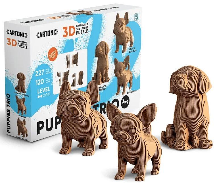 Пазли 3D "Cartonic" Puppies Trio