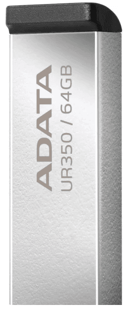 Флеш-пам`ять 64GB "Adata" UR 350 64Gb USB3.2 silver/black №5129