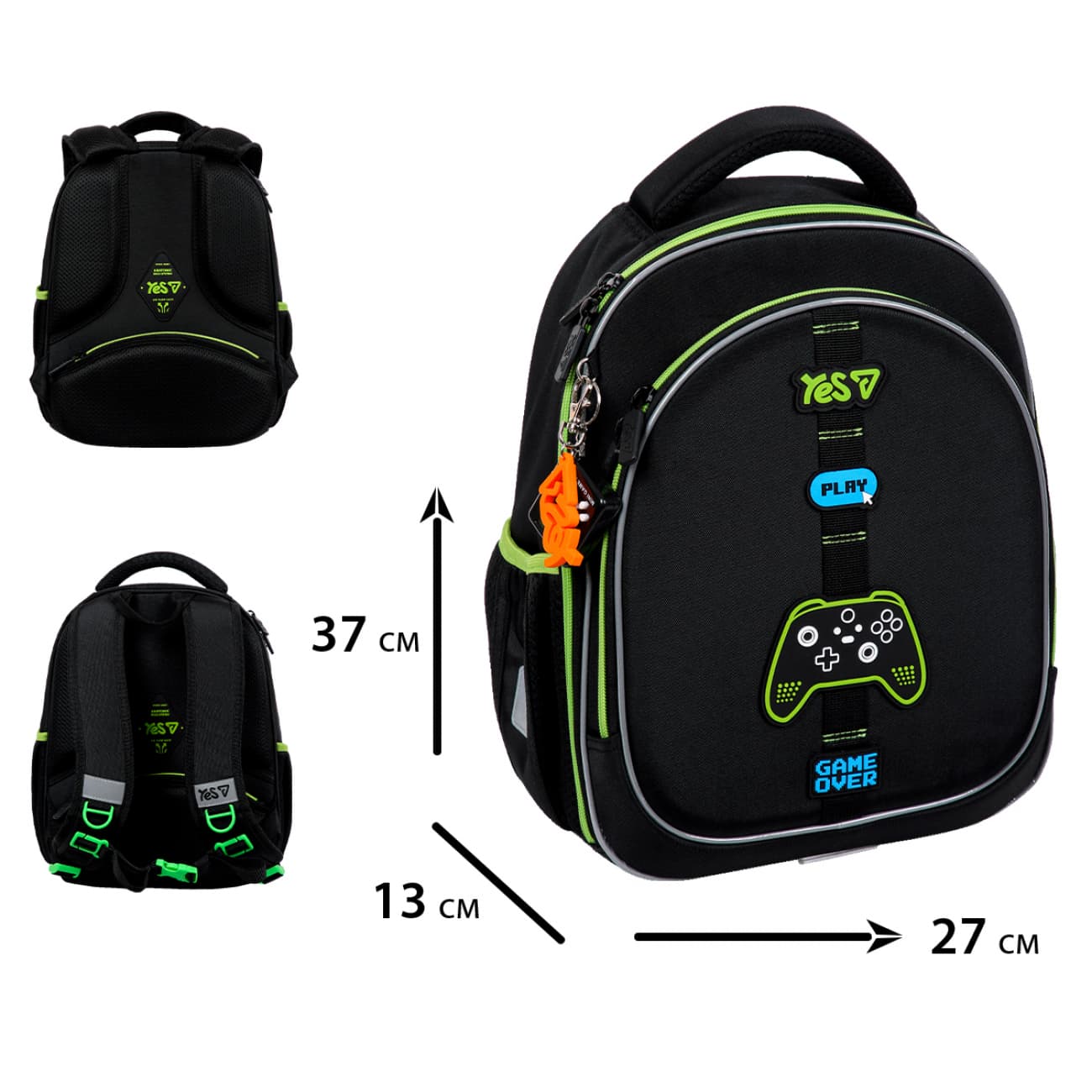Рюкзак напівкаркасний "Yes" S-109S Р-24 Joystick Game 1від.,4карм. №550235
