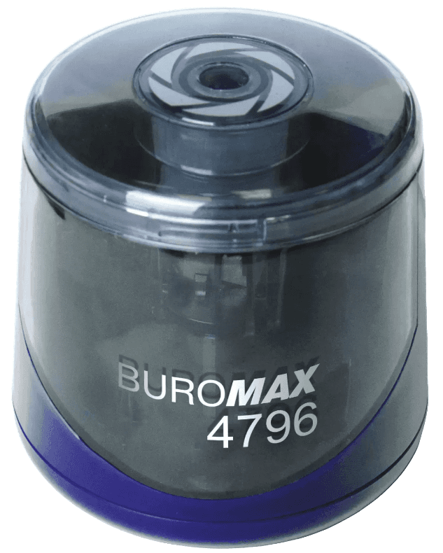 Точилка автомат. "Buromax" №4796 синяя(12)