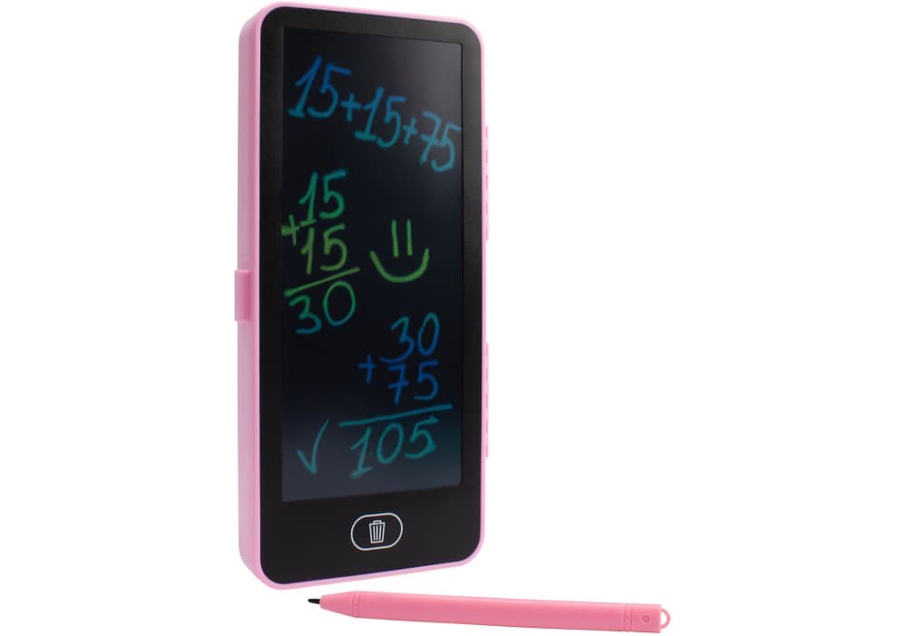 Пенал "Maxi" пласт. с LCD экраном,спец.ручка,бат-ка 3v,20,2х7,8х3см,1отд.,розовый №MX86900
