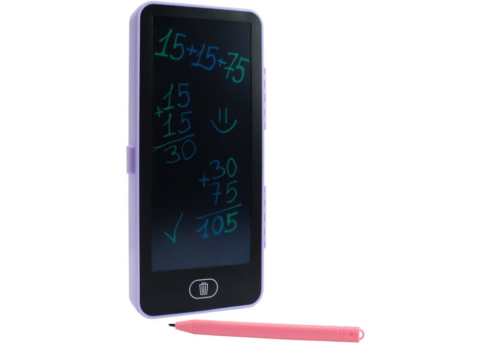 Пенал "Maxi" пласт. з LCD екраном,спец.ручка,бат-ка 3v,20,2х7,8х3см,1від.,фіолет. №MX86902