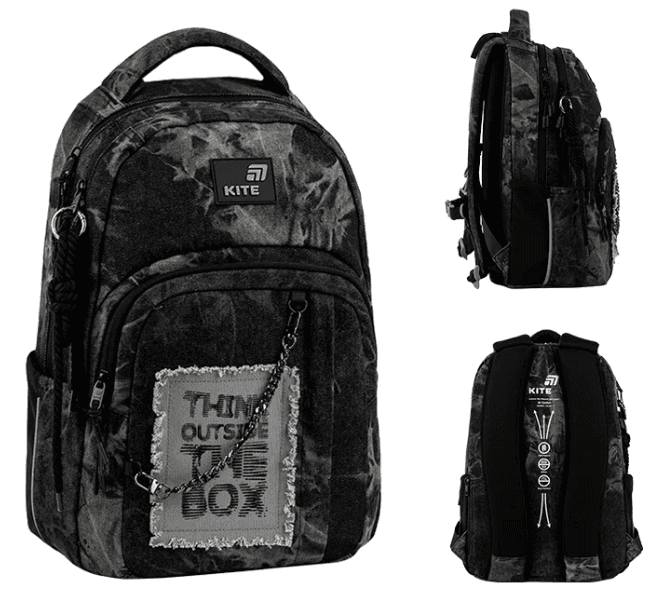 Рюкзак "Kite" Education teens 2578M Denim Core 2от.,2карм. №K26-2578M-2