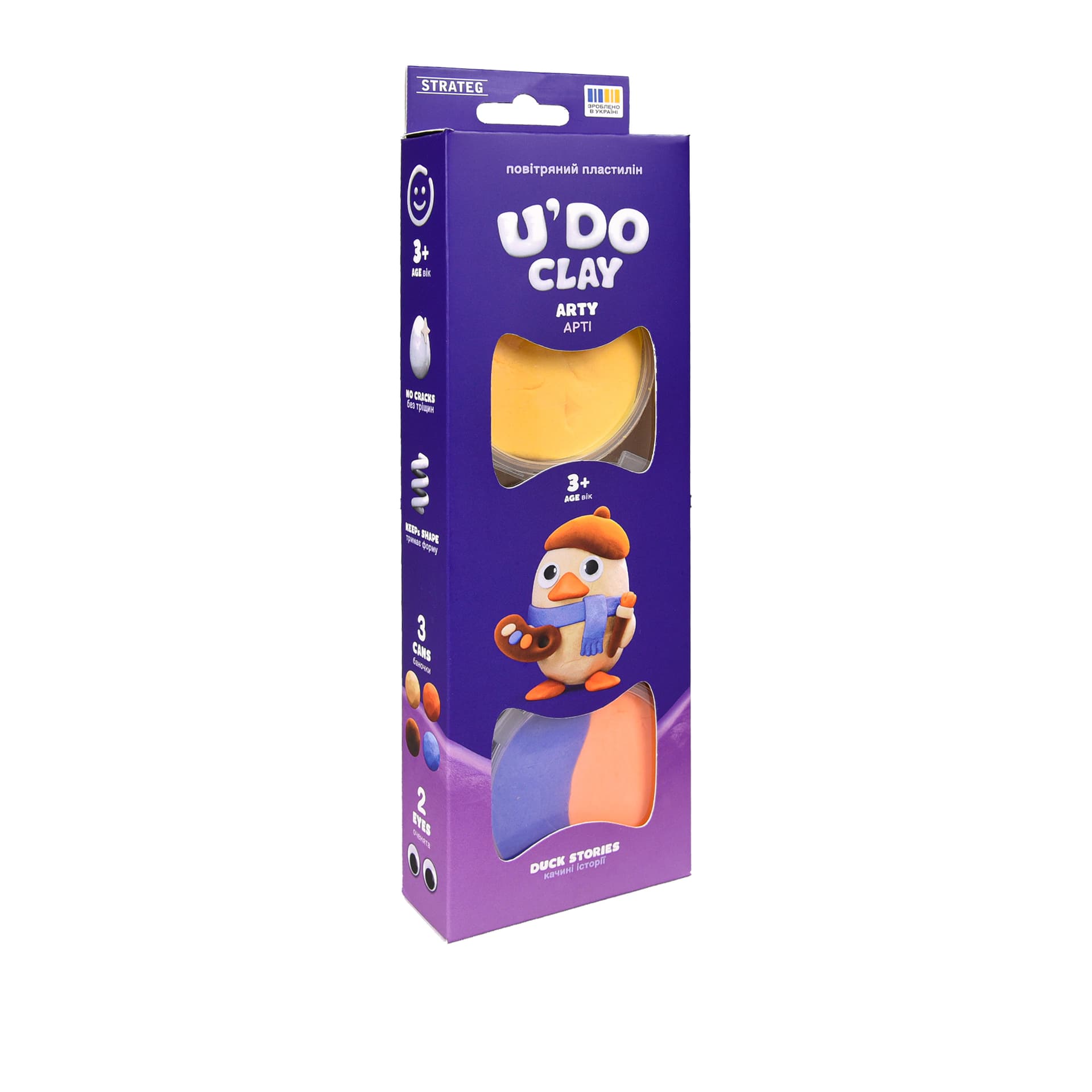 Набор для лепки "U'do clay" Утиные истории №31080