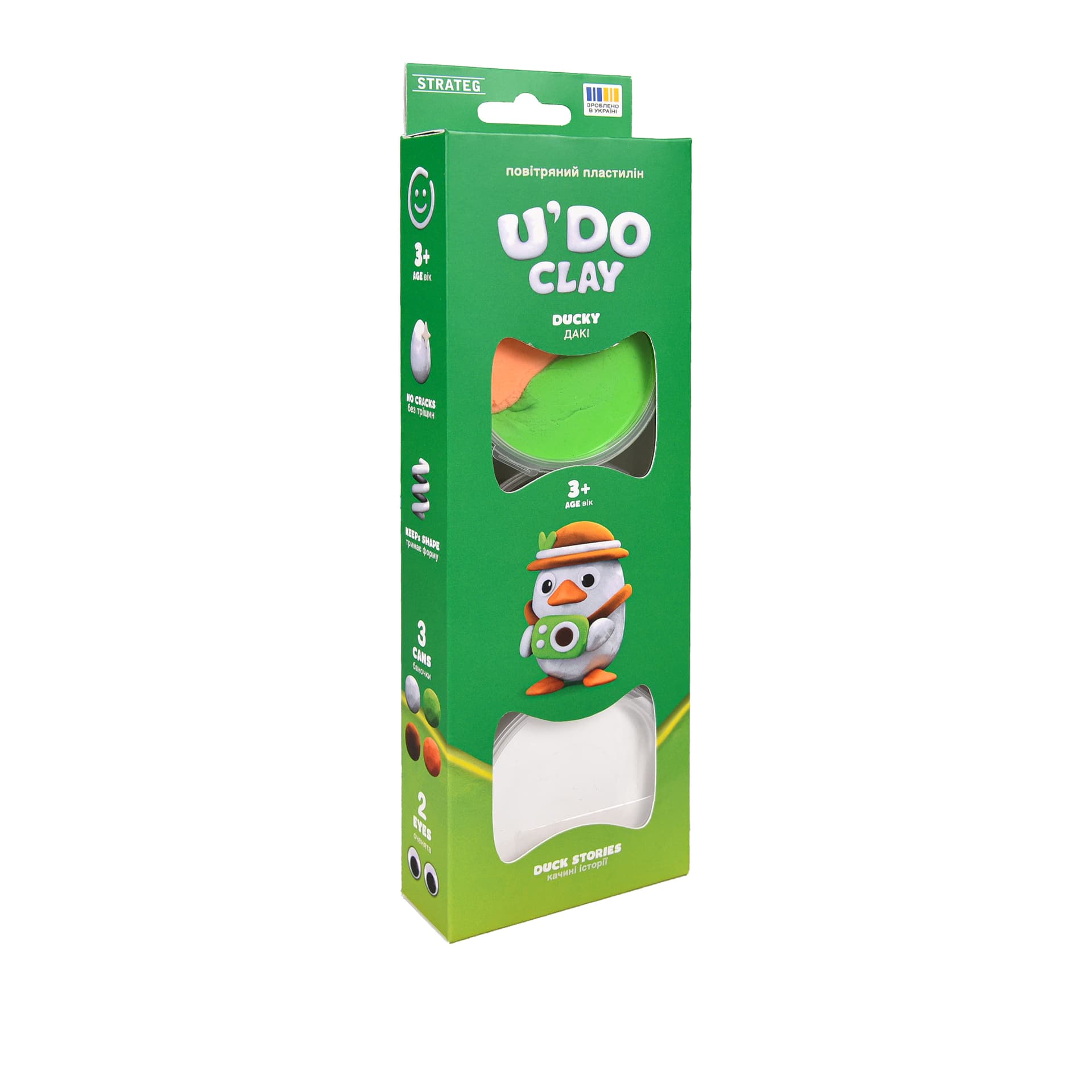 Набор для лепки "U'do clay" Утиные истории №31083