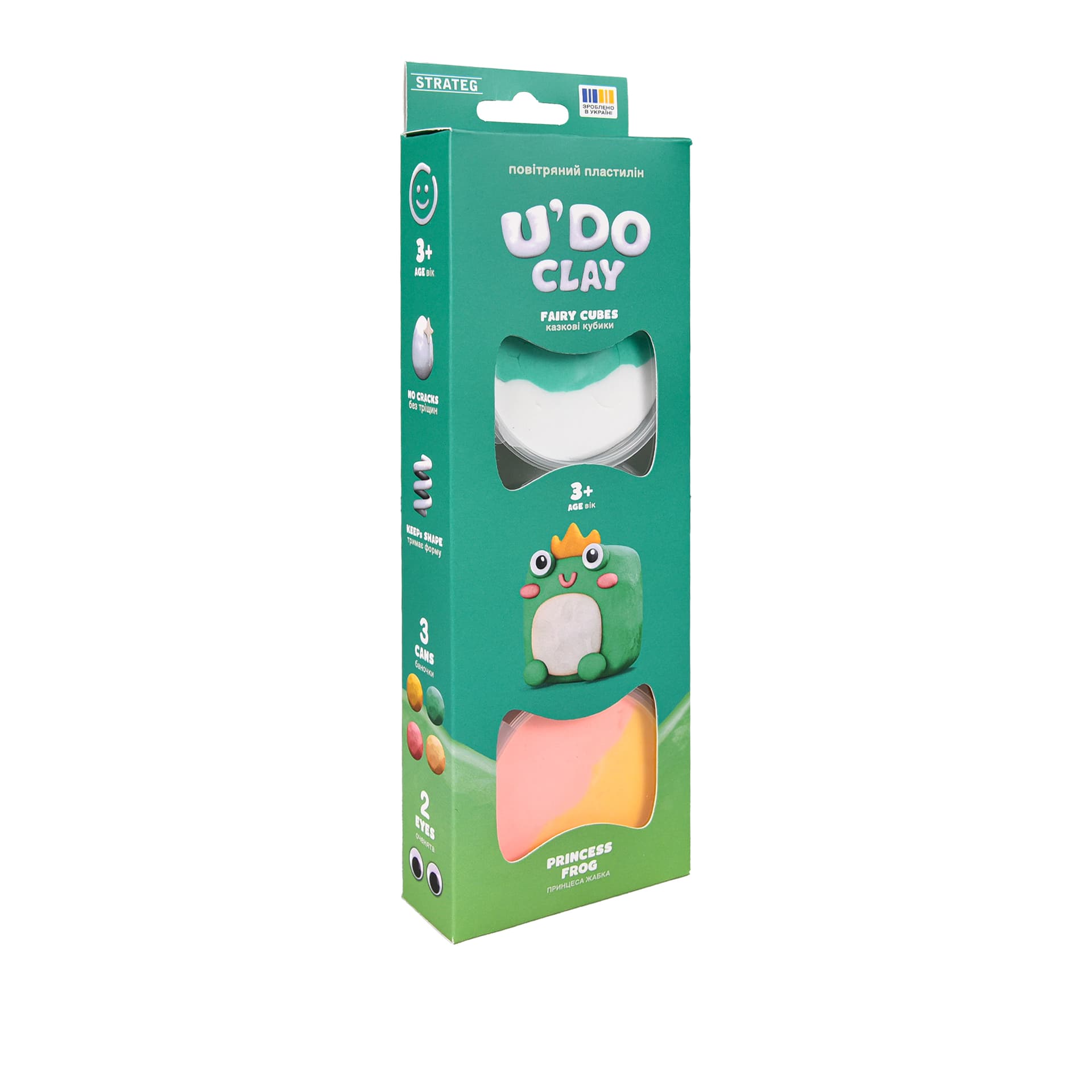 Набор для лепки "U'do clay" Сказочные кубики №31072