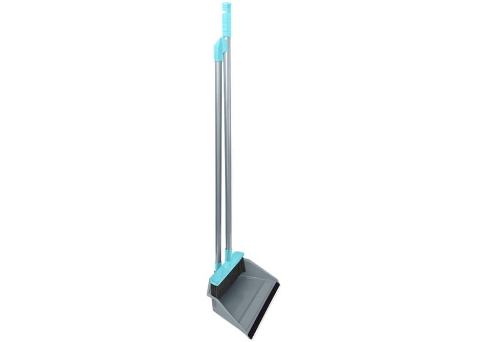Совок із щіткою "Idea Home" blue 84см №DS-868