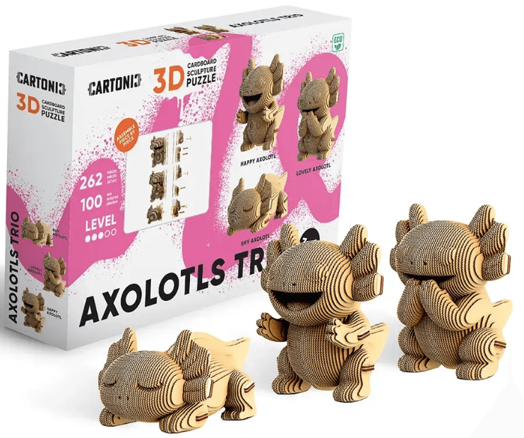 Пазли 3D "Cartonic" Axolotls Trio