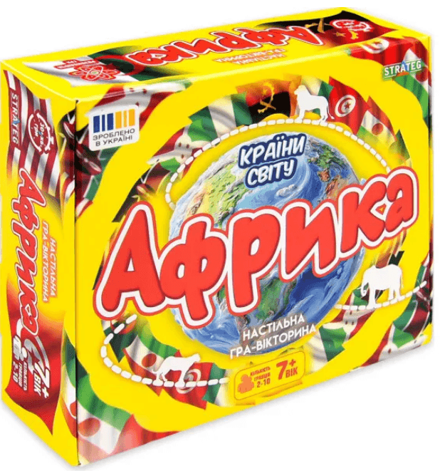 Игра наст. "Страны мира Африка" №31103/Strateg/