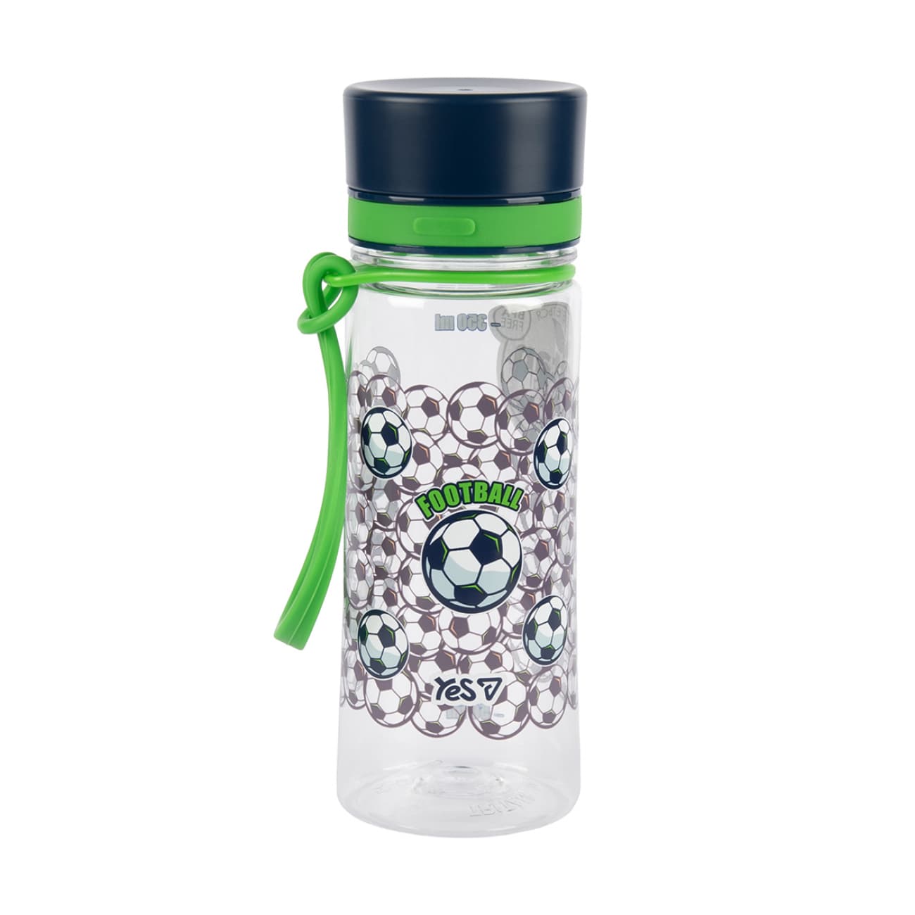 Бутылка для воды пласт. "Yes" 400мл Football №708789(25)