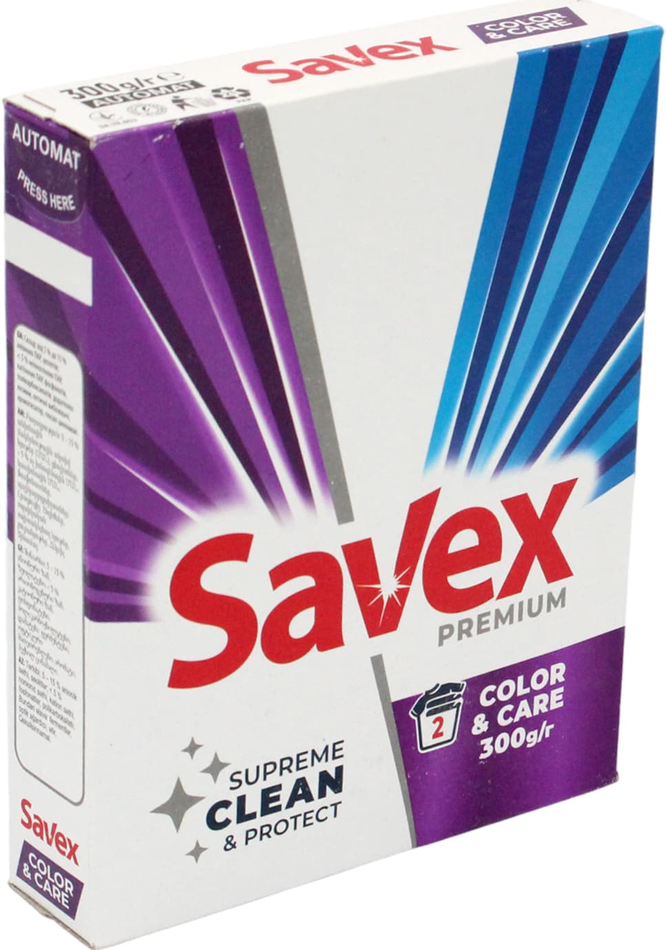Прал. порошок 300г автомат "Savex" Color&Care
