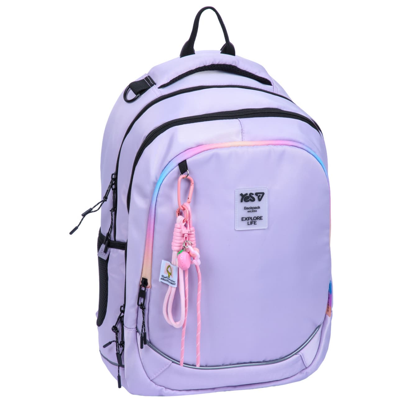 Рюкзак "Yes" TS-59L Lilac 2от.,5карм.№550407