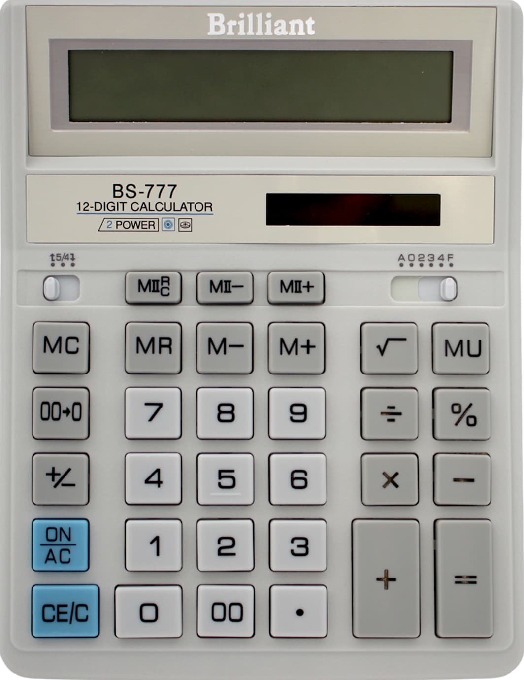 Калькулятор Brilliant 12-розрядний (10) BS-777WH 