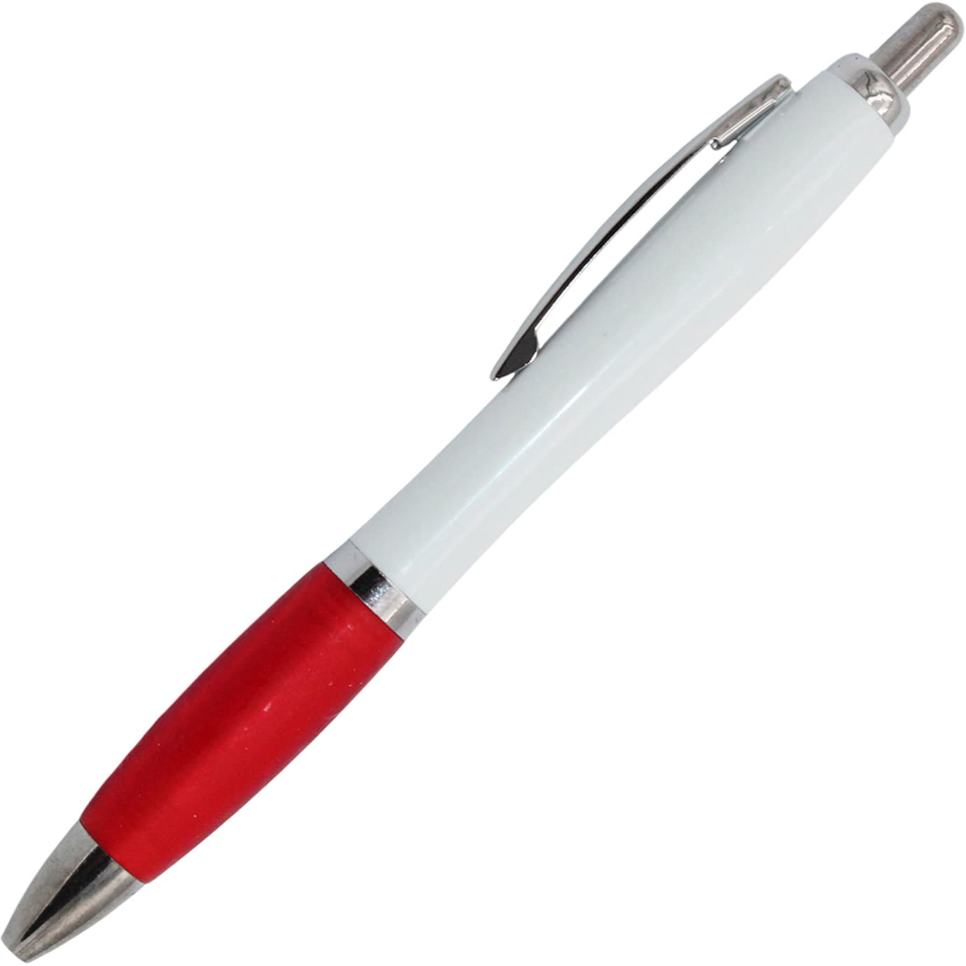 Ручка авт. шарик. SL1158W(1202W) корп. бело-красн.