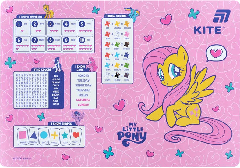 Подкладка для стола "Kite" №LP26-207 My Little Pony (42,5х29cм) PP(10)