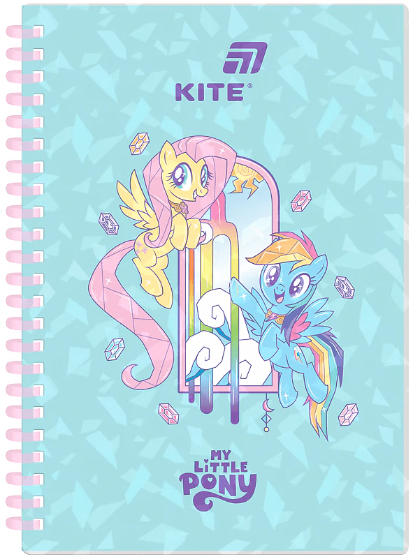 Блокнот пруж. А5 80арк. кліт. "My Little Pony" №LP26-277/Kite/