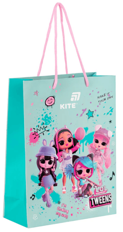 Пакет подарочный бумаж. "Kite" LOL №LO26-265 18х24см(5)