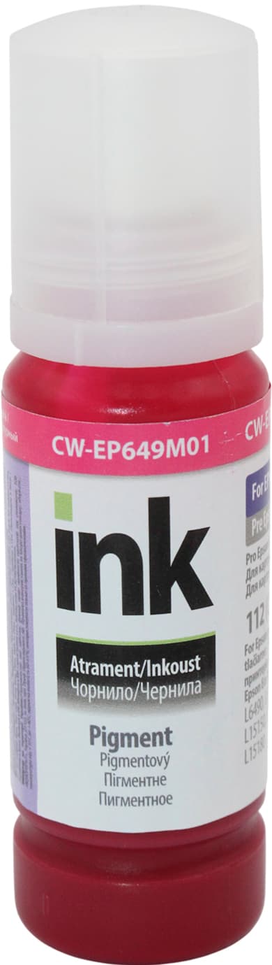 Чорнило ColorWay Epson №L-6490/L65XX/L11160/L15150/L15160/L15180 70мл magenta pigm.