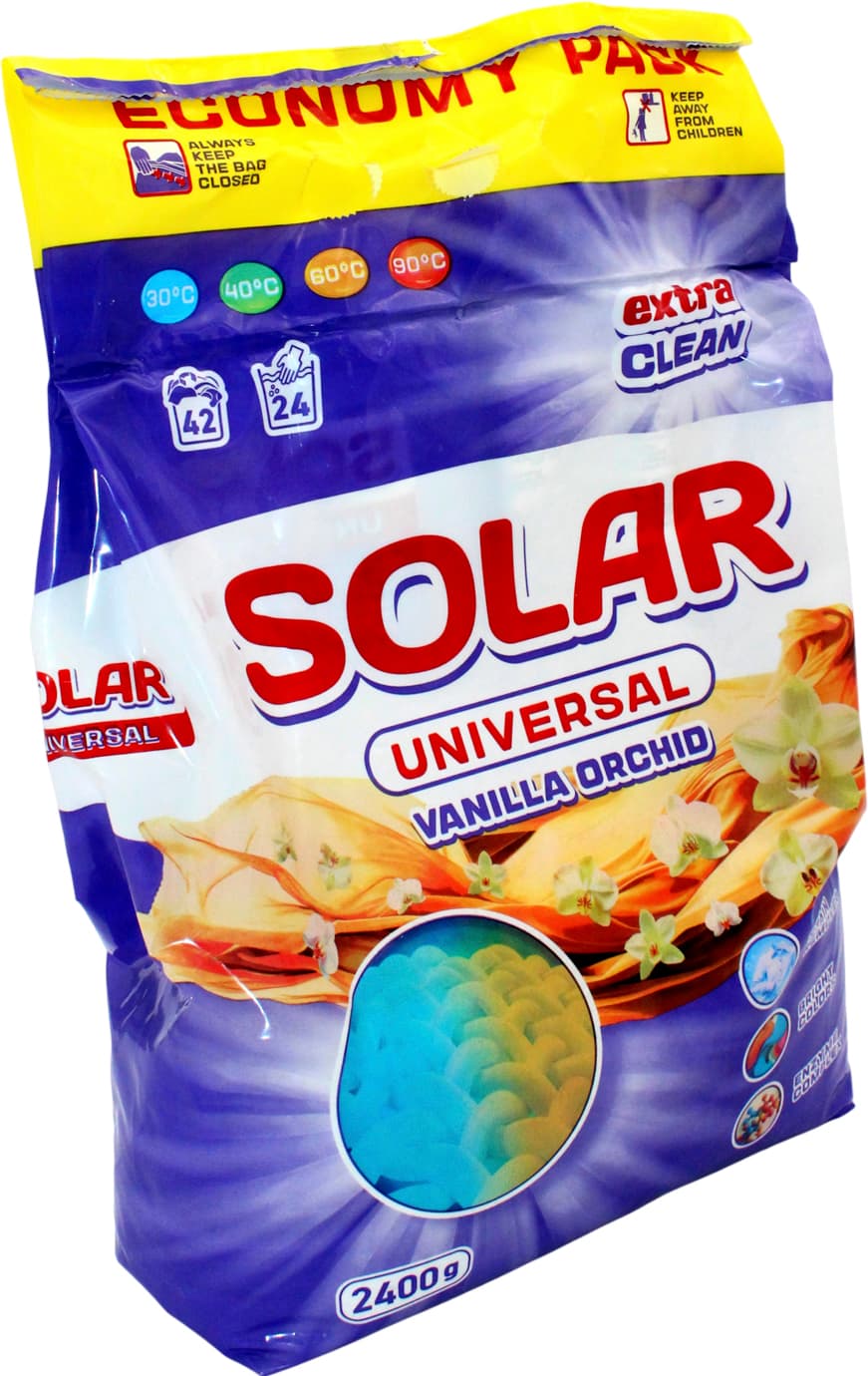 Прал. порошок 2400г універ. "Solar" Vanilla Orchi безфосф.(6)