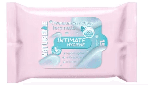 Серветки вологі "Naturelle" intimate 15 шт №1196