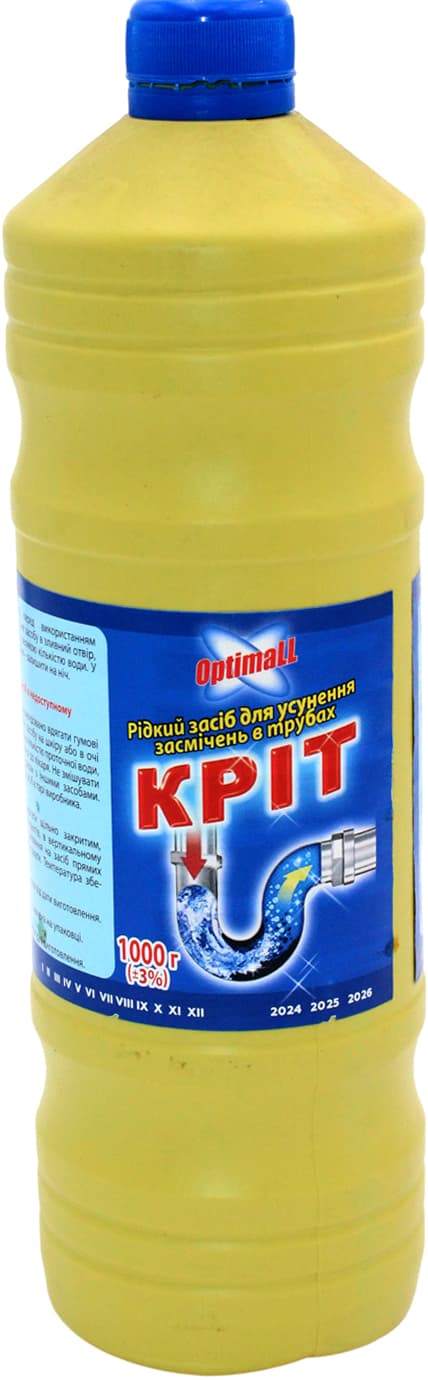 Засіб д/очистки труб "Оптімал" Кріт 1000г(12)
