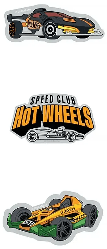 Бейдж "Kite" №HW26-3012 Hot Wheels на липучці, 3шт