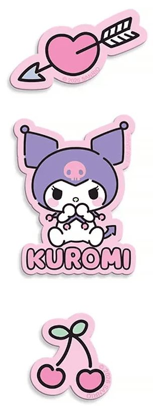 Бейдж "Kite" №HK26-3012-1 Kuromi на липучці, 3шт