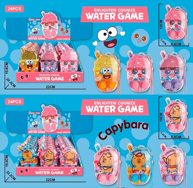 Игра водная 10х7х2,5см,в дисплее 22,5х11х22,5см №2691-269E3-24(24)(144)