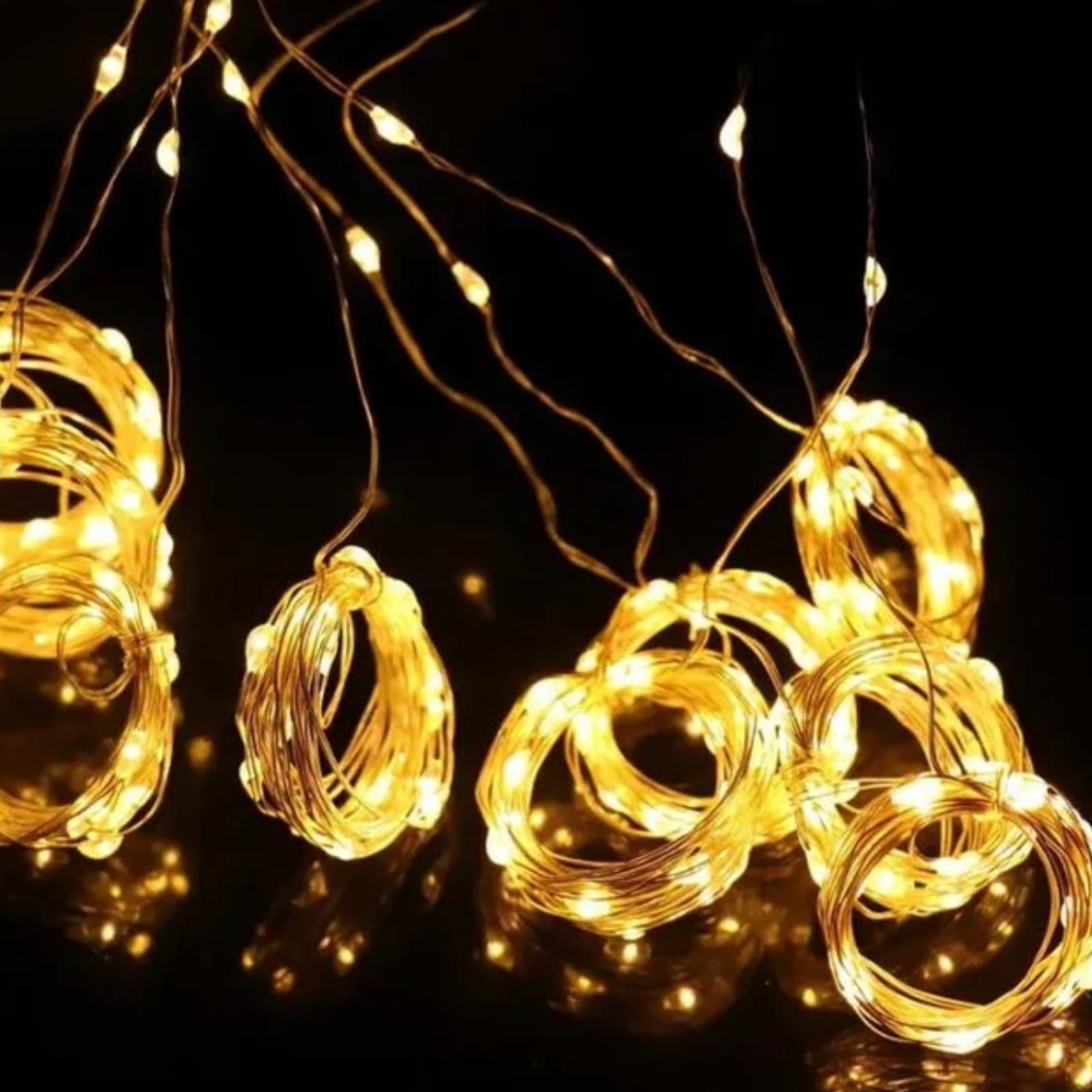 Гирлянда-штора электрич. Роса 400LED USB,20линий,реле8режимов,бел.тёпл. L-3м H-2м №1932-07u