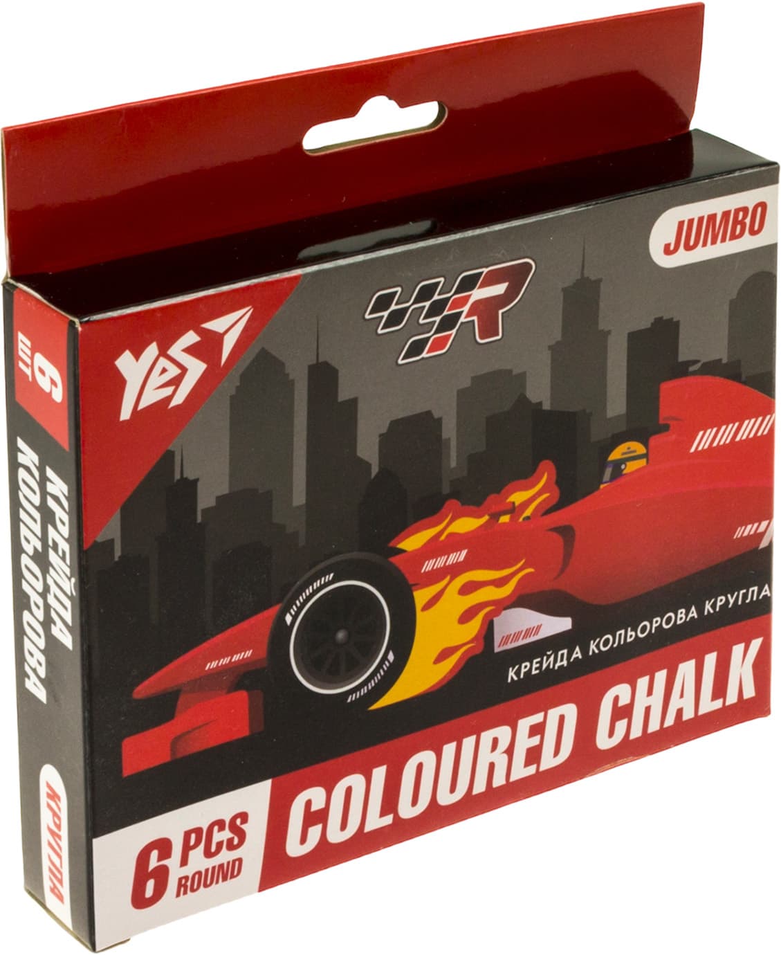 Крейда кольор. "Yes" №400465 6шт Jumbo Race legend(12)(72)