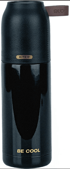 Термос метал. 0,35л "Kite" Pearl №K24-302-1 чёрный перл.