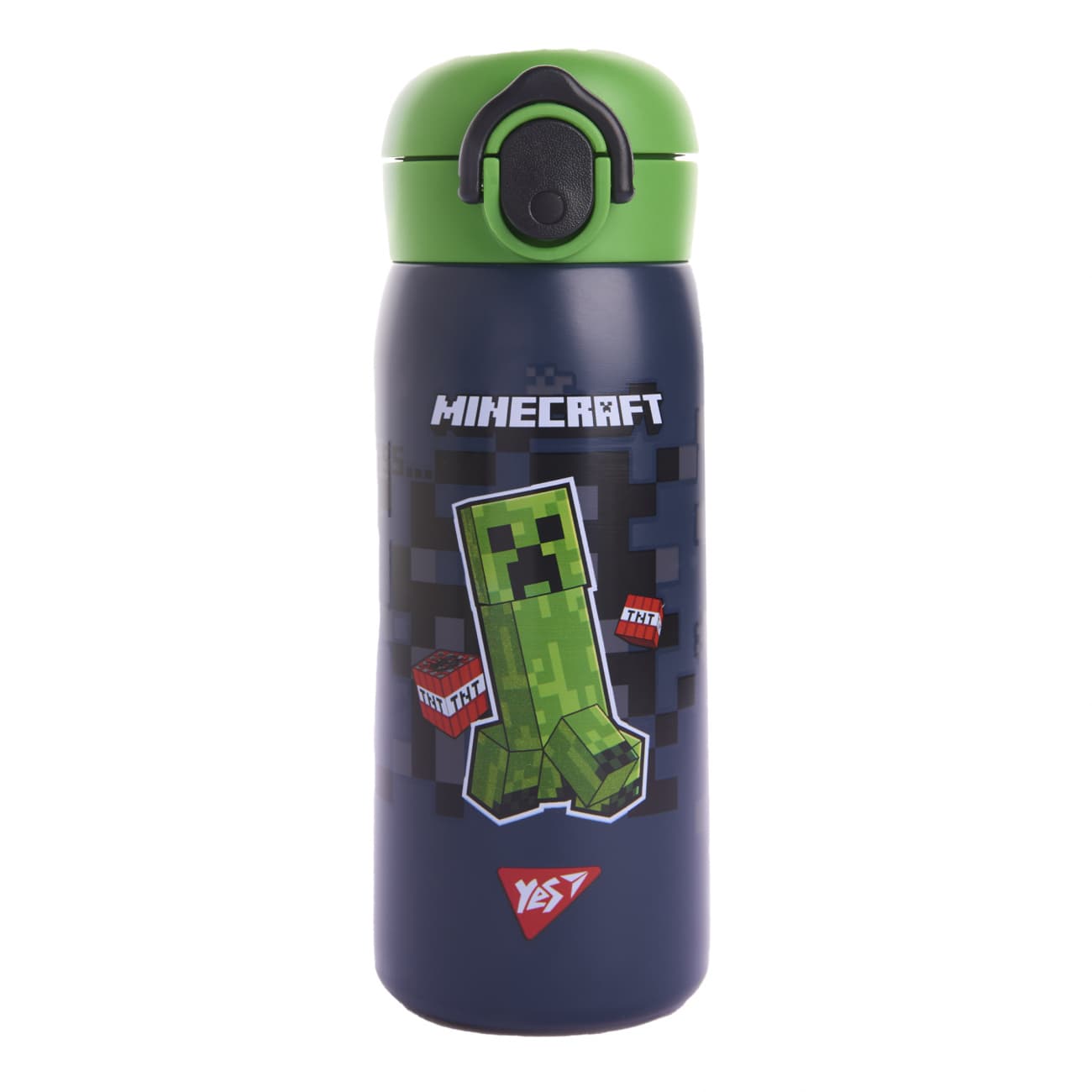 Термос метал. 0,42л "Yes" Minecraft.Creeper №708373(10)