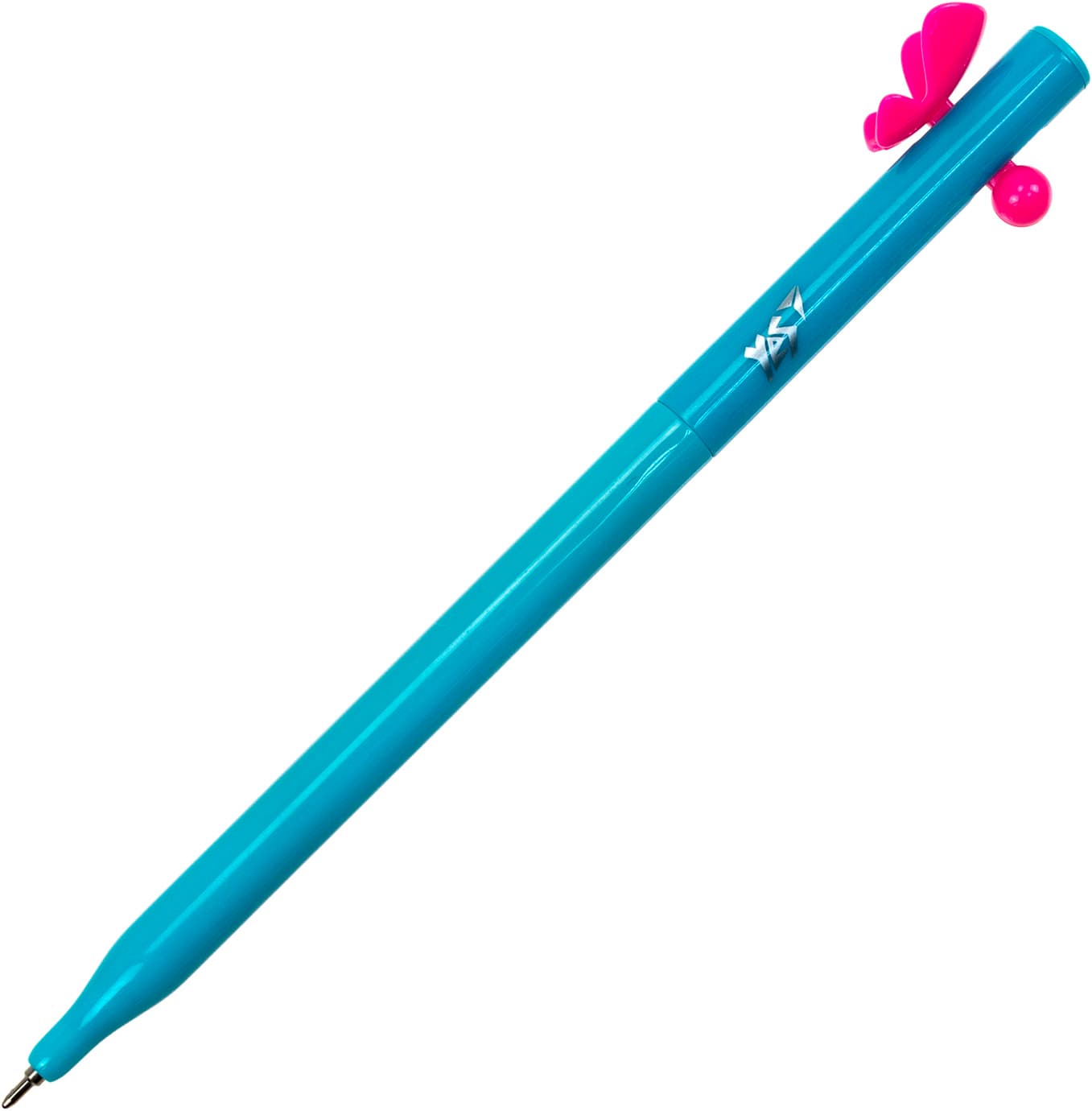 Ручка масляная шариковая Yes Butterfly 0,7 мм синяя (66) (33) 411912
