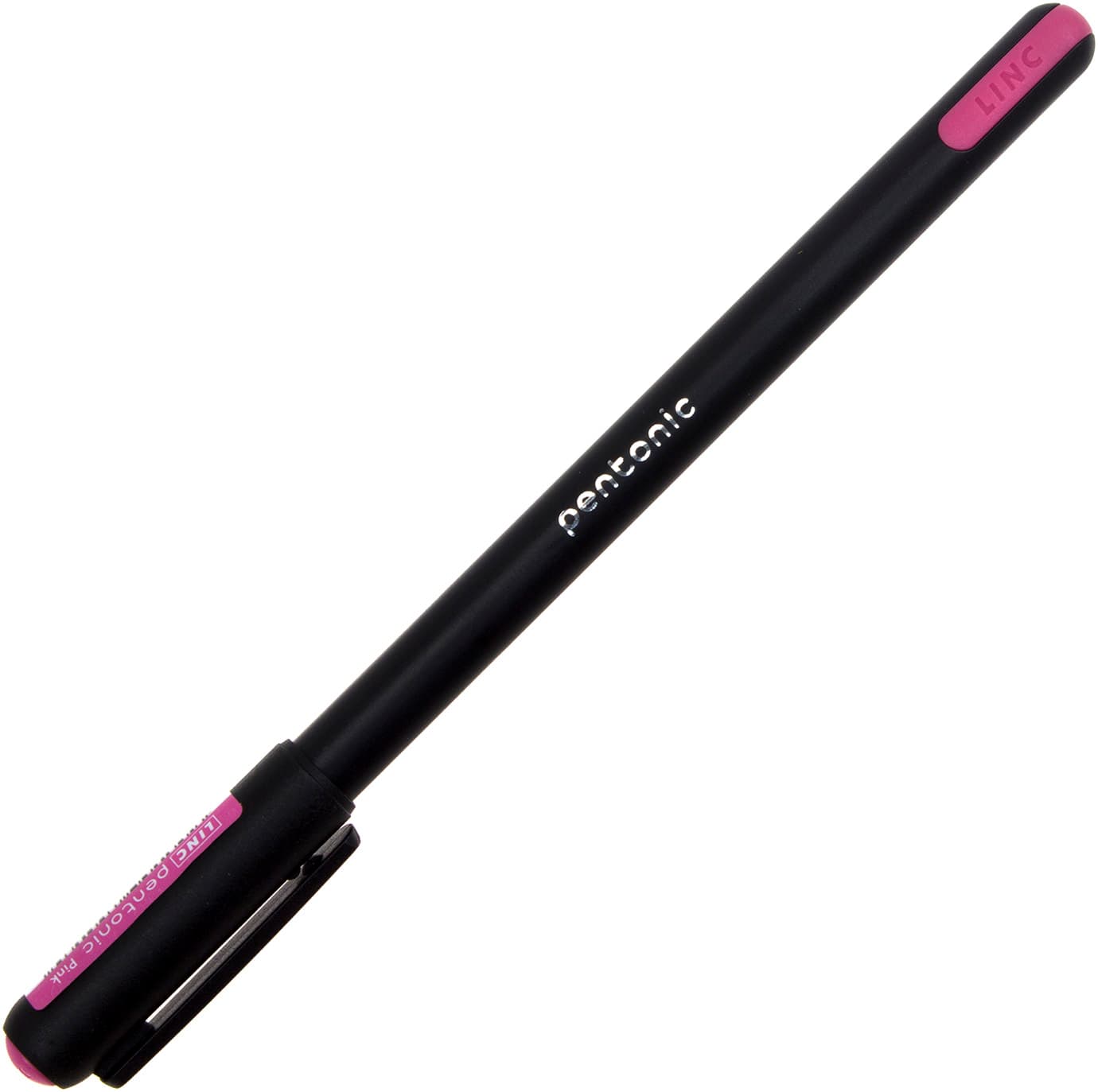 Ручка масляная шариковая Linc Pentonic розовая 0,7 мм 412062
