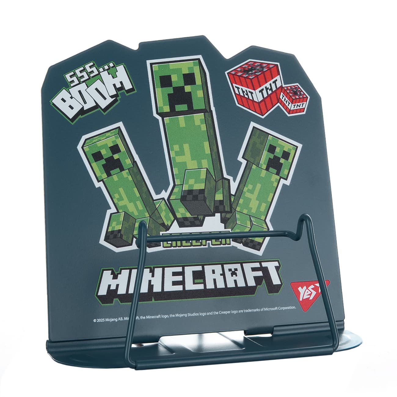 Підставка для книг "Yes" "Minecraft.Creepe" №470525 метал.,фігурна(40)