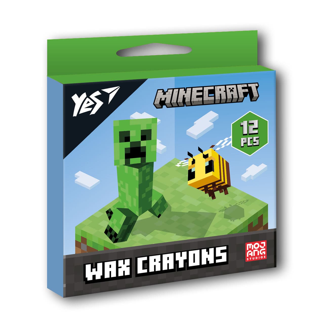Олівці воск. 12 кольор. "Yes" №590142 Minecraft(30)